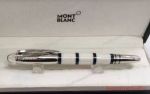 Top Copy Montblanc Starwalker Rollerball Pen Black and White Marbled Barrel